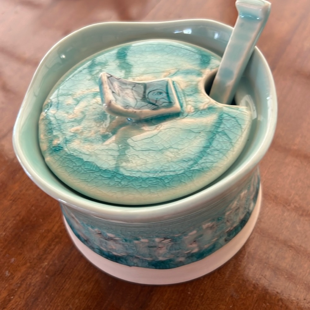 Anthropologie sugar bowl
